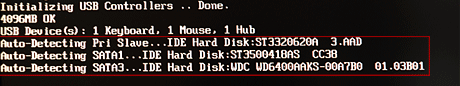 Automatická detekce HDD na úrovni BIOS