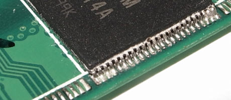 Poškozená paměťová karta CF Compact Flash
