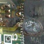Poškozená externí elektronika harddisku